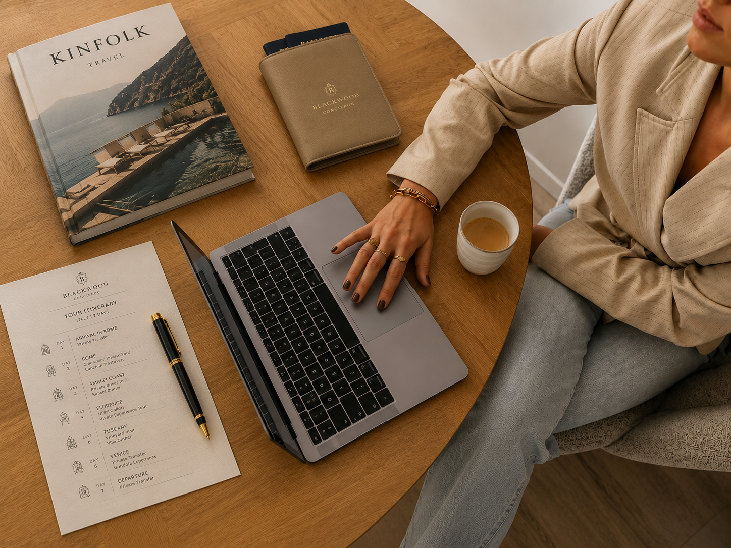 A visual expression of Blackwood Concierge's mission